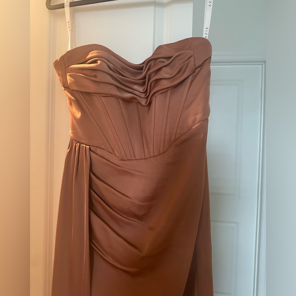 Azazie Amyra Satin Dress